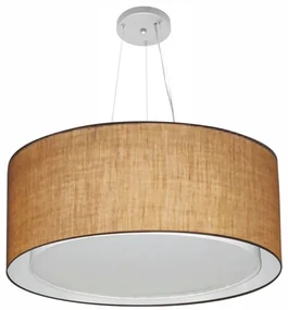 Pendente Cilíndrico Palha MJ-4302 Para Mesa de Jantar e Estar