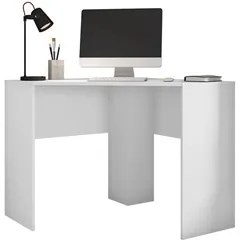 Mesa Para Escritório De Canto Office Cubic 1.36 Branco Texturizado - C