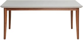 Mesa de Jantar Sonata com Vidro Off White 1.80 - Wood Prime PV 32622
