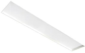 Plafon Led Embutir Retangular 16w Branco Luz Amarela 57,3cm
