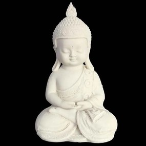 Monge Budista Meditando em Marmorite
