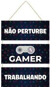 Placa Decorativa Gamer 1 Peça