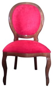 Cadeira de Jantar Medalhão Lisa Sem Braço - Wood Prime 963212 Liso