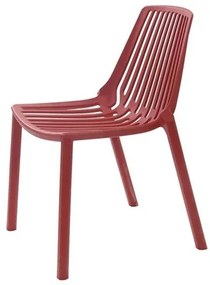 Cadeira Morgana Polipropileno Cor Vermelho Telha - 29781 Sun House