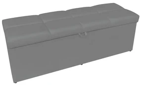 Calçadeira Nina 140 cm Suede D'Rossi - Grafite