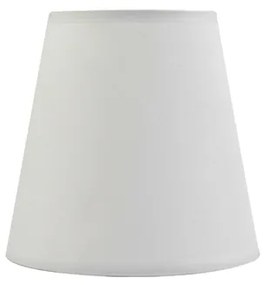 Cupula Para Abajur Tecido Branco 16cm