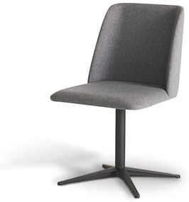 Cadeira Giratória Tulipano Estofada Design Anatômico Base Alumínio