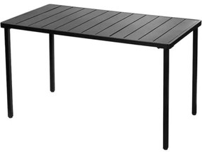 Mesa Antila Retangular em Ferro cor Preto 130 cm - 74409 Sun House