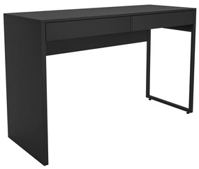 Mesa Para Computador Desk Com 2 Gavetas 120cm Preto - D'Rossi