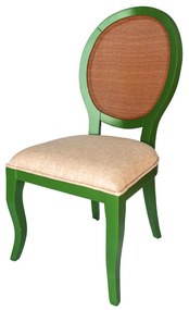 Cadeira Delicate Palha - Verde Oliva  Kleiner