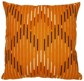 Capa de Almofada Olimpya em Suede Tons Laranja com Vinho - AOY-0119 - 45x45cm