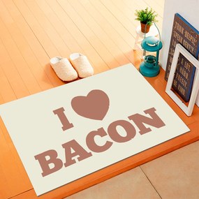 Tapete de Cozinha, I Love Bacon - 40x60cm