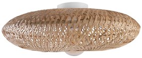 Plafon De Sobrepor Metal Bambu Natural Natu