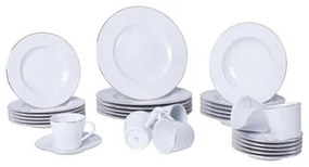 Aparelho de Jantar Tramontina Elisa em Porcelana Decorada 30 Peças