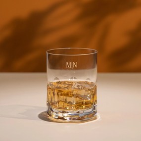 Copo de Cristal Lapidado 65 P/ Whisky On The Rocks 320ml Incolor