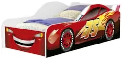 Cama Solteiro Infantil 188x88cm Personagens Carro Vermelho Z53 - Mpoze