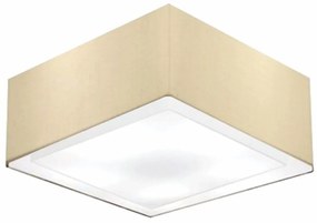 Plafon Quadrado Duplo Vivare Md-3040 Cúpula em Tecido 30x70x70cm - Bivolt