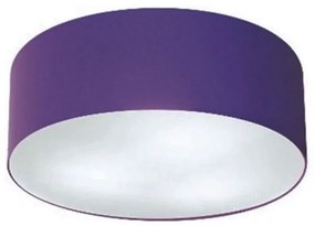 Plafon Para Sala Cilíndrico SL-3005 Cúpula Cor Roxo