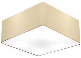 Plafon Quadrado Vivare Md-3053 Cúpula em Tecido 21/60x60cm - Bivolt