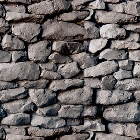 Adesivo de Parede pedra muralha cinza