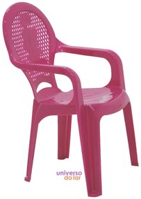 Cadeira Tramontina Infantil Catty em Polipropileno Estampado - Rosa  Rosa