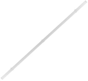 Perfil Embutir Linear Aluminio Branco 2m Simple Way