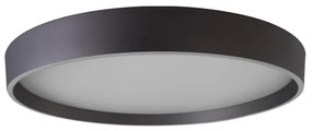 Plafon Led De Sobrepor Aluminio Cafe 81w 3000k Dome