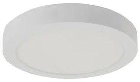 Plafon Led Sobrepor Aluminio Branco 18W 22Cm Yamamura - LED BRANCO FRIO (6000K)