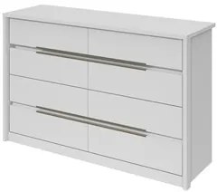 Cômoda Para Quarto 8 Gavetas City M10 Branco - Mpozenato