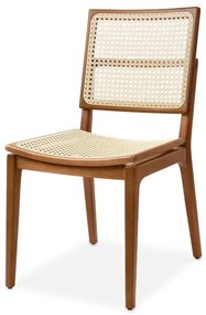 Cadeira Liz Palha Natural Sextavada Estrutura Madeira Liptus Design Sustentável