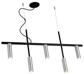 Pendente Platinum Linear 3,8X44,5X85Cm 5Xmr11 - Usina 16930/85 (CP-M - Champanhe Metálico)