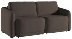 Sofá Cama Casal para Sala 176cm Polska Z08 Veludo Marrom - Mpozenato