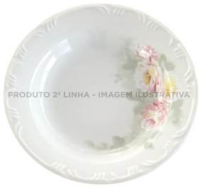 Prato Fundo 23 Cm Porcelana Schmidt - Dec. Romântica Pomerode 2° Linha E005