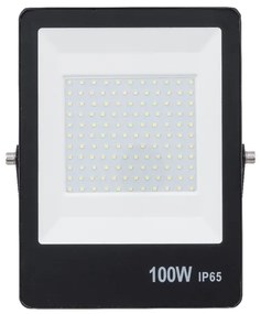 Projetor Led Ultrafino Preto 100w 6500k Ip65