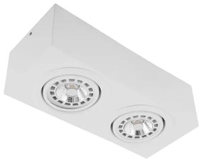 Plafon Sobrepor Aluminio R70 5W 7Cmx26cm - BRANCO