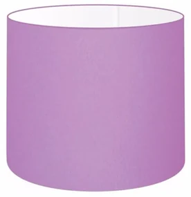 Cúpula Abajur Cilíndrica Cp-7012 Ø30x25cm Lillás