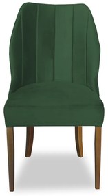 Kit 2 Cadeiras De Jantar Safira Suede Verde Bandeira