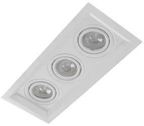 Plafon Embutir Aluminio 28,3Cm - BRANCO