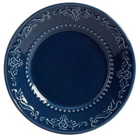 Prato Sobremesa 20Cm Acanthus Deep Blue - Porto Brasil