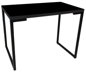 Mesa Para Computador Escrivaninha Industrial Porto 90cm Preto - D'Rossi