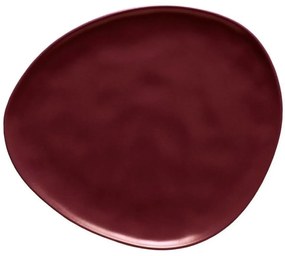 Prato Raso Runas Marsala 32X28cm - Copa & Cia