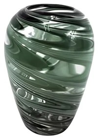 Vaso Decorativo Vidro Verde 19cm