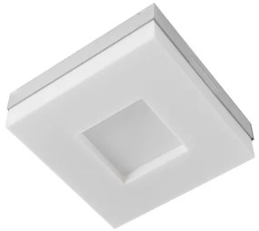 Plafon Led Sobrepor Quadrado Branco 9W 1125Lm Asturias - LED BRANCO QUENTE (3000K)