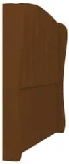 Cabeceira Casal King Cama Box 195cm Glenda Z04 Veludo Terracota - Mpoz