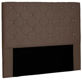 Cabeceira Tania Para Cama Box Solteiro 90 cm Suede - D'Rossi - Caramelo