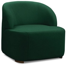 Poltrona Decorativa Orgânica para Sala Diully Bouclê E03 - D'Rossi - Verde