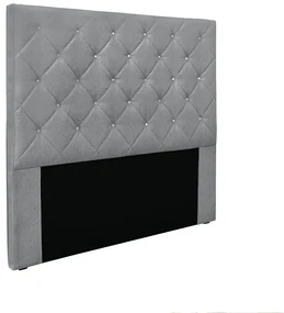 Cabeceira Cama Box King 195 cm Tania Linho S04 - D'Rossi - Cinza