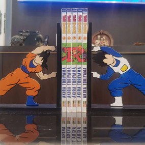 Aparador De Livros Dvd Cd Dragon Ball Z Fusão Colorido