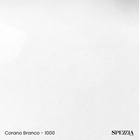 Cabeceira Aquilla Para Cama Box Solteiro 90 cm Corino Branco - D'Rossi