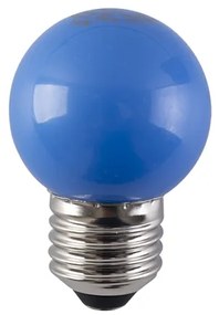 Lampada Led Bolinha Azul E27 1,2w 220 6lm